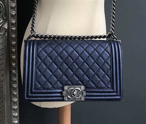 chanel boy blue bag|chanel le boy bag yupoo.